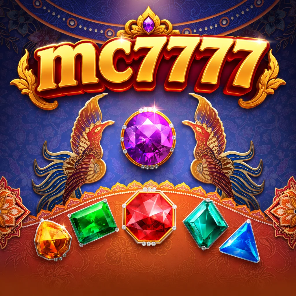 mc7777 Garuda Gems menampilkan burung mitologi garuda berhias permata berkilau